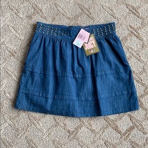 Juicy Couture women’s studded jean skirt
